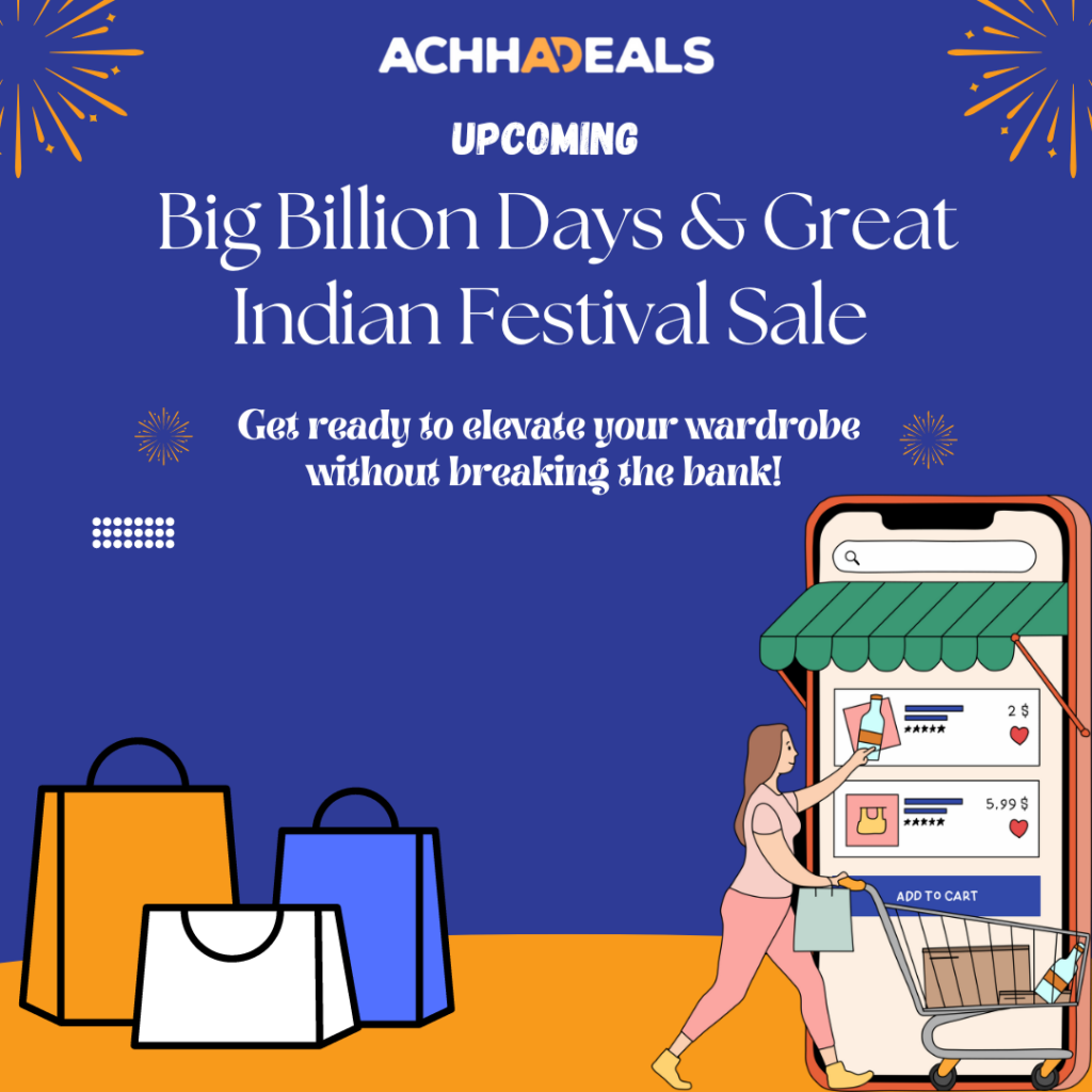 Big Billion Days & Great Indian Festival Sale offers