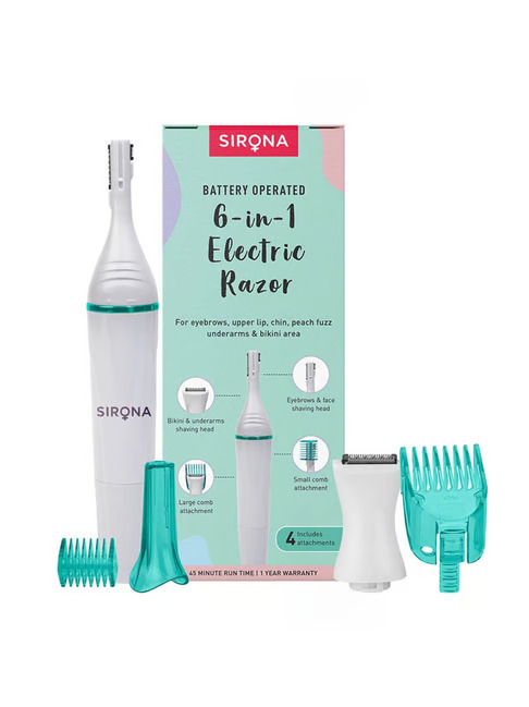 Best Electric Razor for Women - Sirona 6 In 1