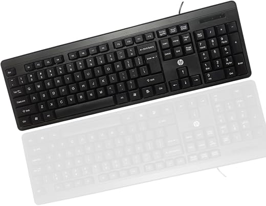 HP K100 Wired Keyboard – Quick, Comfortable & Accurate