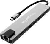 Amazon Basics USB-C Hub Dock 8-in-1 – Fast & Powerful