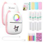 ZEITEL Mini Bluetooth Thermal Printer – Portable, Wireless