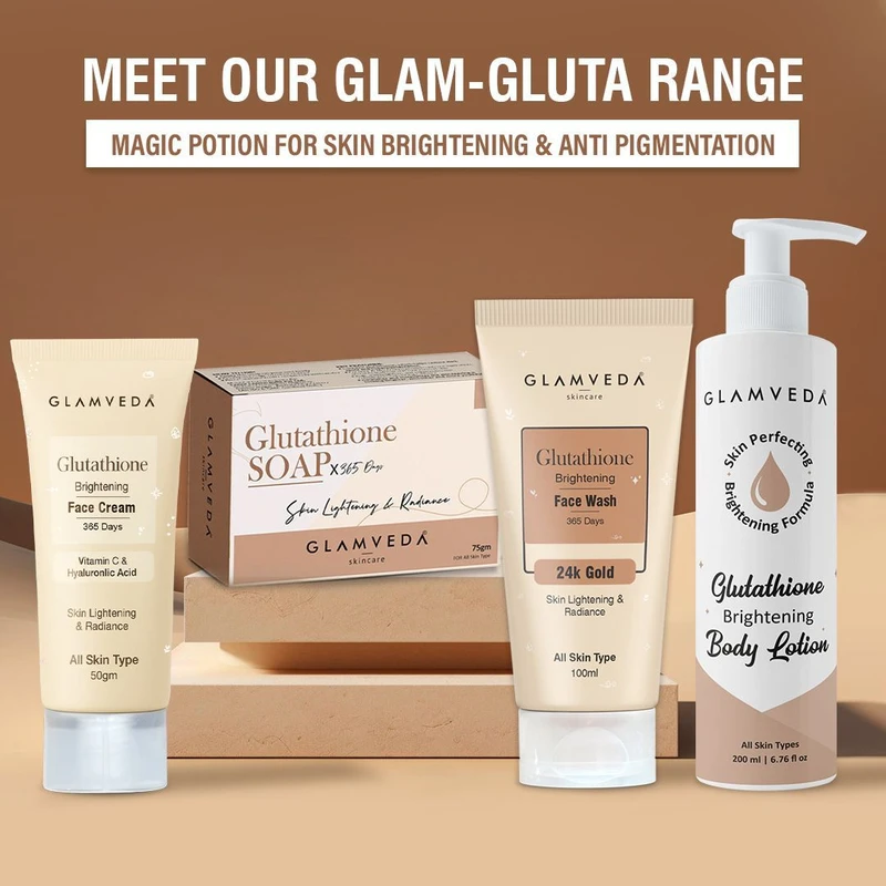 GLAMVEDA Skincare Set | Natural Ayurvedic Skincare