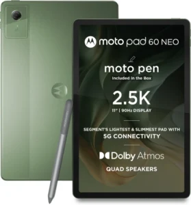 MOTOROLA Pad 60 Neo | Sleek Android Tablet with 2K Display & Long Battery Life