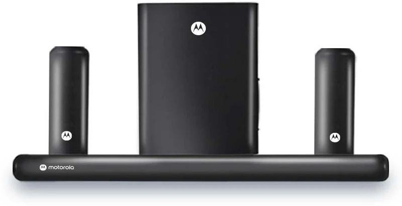 MOTOROLA AmphisoundX Vibe Soundbar delivers rich audio with deep bass