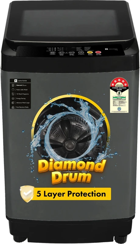 Realme TechLife 7 kg Washing Machine delivers efficient and reliable cleaning