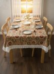 CASA-NEST Waterproof Printed Dining Table Cover
