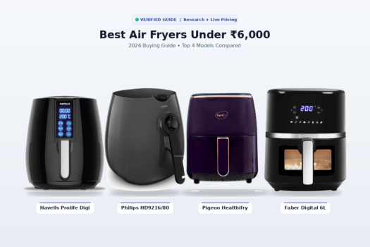 Best air fryers under ₹6,000 in India — Havells, Philips, Pigeon, Faber