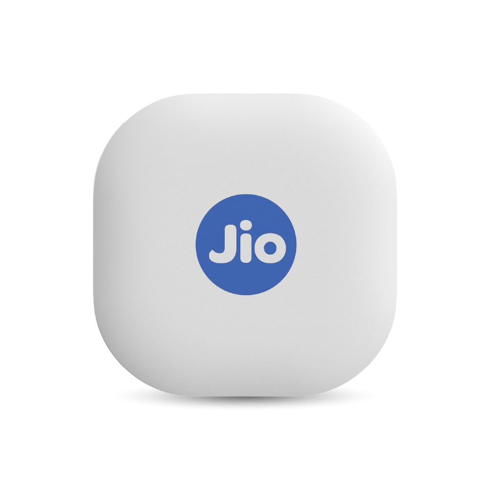 JioTag Go Tracker for Android, Millions of Android Phones Worldwide Help Track Your Keys, Wallets, Bikes, Luggage, India's only Google Find My Device Certified Tracker, No SIM Subscription Needed