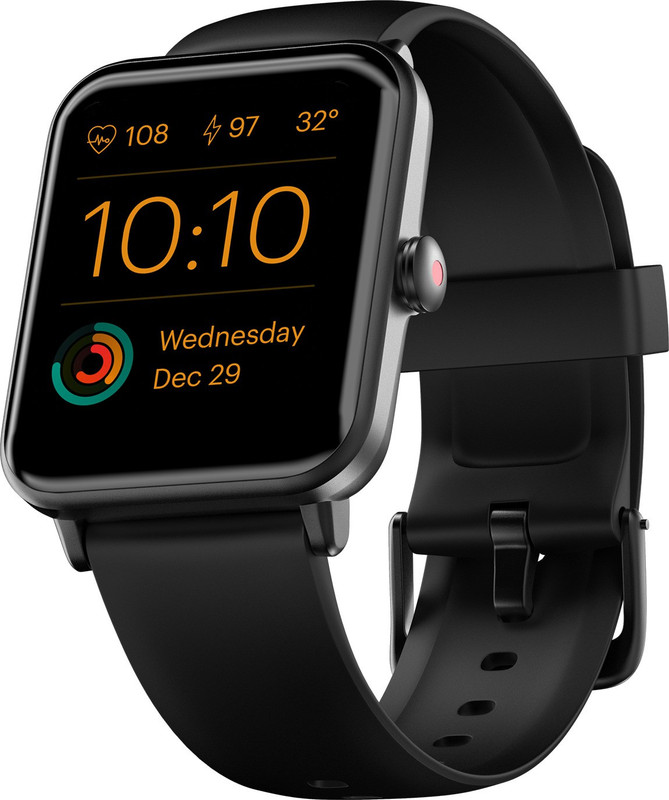Noise ColorFit Pro 3 Smartwatch(Black Strap, Regular)