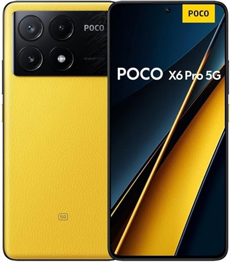 POCO X6 Pro 5G (POCO Yellow 8GB RAM 256GB Storage)