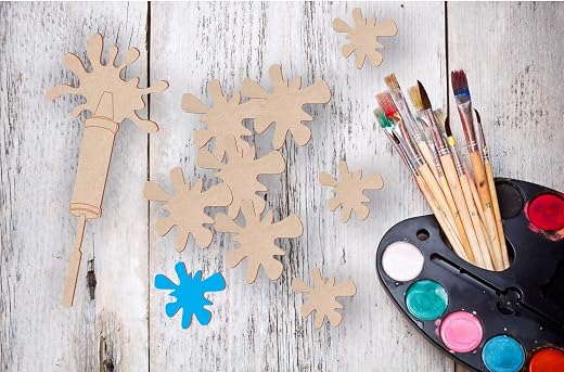 Sticker Hub Holi Splash,Water Gun MDF for Holi Special DIY Product