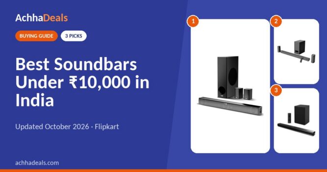 Best Soundbars Under ₹10,000 in India (October 2026)