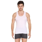 VIP Supreme Men’s Sleeveless Cotton Vest (White, 90) Pack of 5