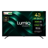 Lumio Vision 7 109 cm (43 inches) 4K Ultra-HD Smart QLED Google TV at ₹26999 — 29% Off