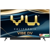 Vu 139cm (55 inches) Vibe Series 4K QLED Smart Google TV 55VIBE-DV at ₹36490 — 39% Off
