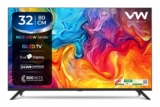 VW 80 cm (32 inches) Frameless Series HD Ready QLED TV VW32MAX at ₹7799 — 48% Off