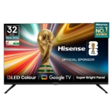 Hisense 80 cm (32 inches) E5S Series HD Ready Smart Hi-QLED Google TV at ₹14490 — 44% Off