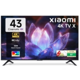 Xiaomi 108 cm (43 inch) X Ultra HD 4K Smart Google LED TV L43MB-AIN at ₹26499 — 39% Off