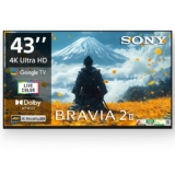 Sony 108 cm (43 inches) BRAVIA 2M2 Series 4K Ultra HD Smart LED at ₹43990 — 27% Off