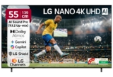 LG 139 cms (55 inches) NU87 AI Series Nano 4K Ultra HD Smart webOS VA at ₹45999 — 52% Off