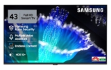 Samsung 108 cm (43 inches) FHD Smart LED TV UA43F5550FUXXL at ₹23250 — 15% Off