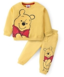 Buy Babyhug Disney Terry Knit Full Sleeves Sweatshirt & Jogger With Winnie the Pooh Graphics and Sherpa Sleeves Detailing – Yellow for Boys (2-3 Years) Online in India, Shop at FirstCry.com – 17929791