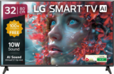 LG LR570 32-Inch HD Ready Smart TV Review: Alpha5 Gen 6 AI, 100+ Free Channels & Alexa Integration