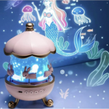 Cozy Corner Rabbits Star Rotating Night Lamp Projector Review: Perfect Night Light for Kids & Babies (Pink)